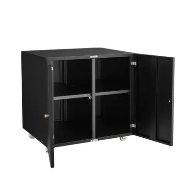 Printer Table With File Door Moves Horizontal Filing Cabinet
