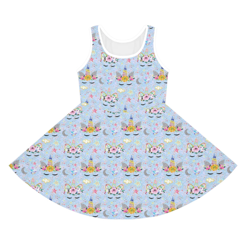 Girls' Sleeveless Sundress (AOP)