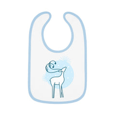 Baby Contrast Trim Jersey Bib