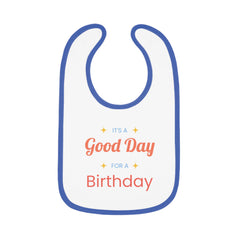Baby Contrast Trim Jersey Bib