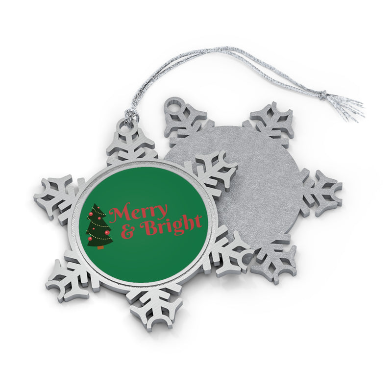 Pewter Snowflake Ornament