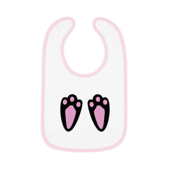 Baby Contrast Trim Jersey Bib
