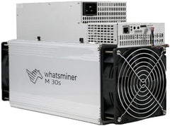 MicroBT Whatsminer M30S 92TH/S Bitcoin ASIC Miner(38J/TH, 3496W, 220V, SHA256), High Stability, High Efficient Energy Consumption, Air-Cooling Home Mining Machine for BTC/BCH/BSV, w/PSU (Renewed)