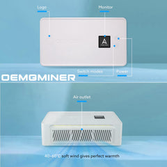 New Canaan Avalon Nano 3 BTC Miner - 4 TH/s 140W Home Bitcoin ASIC Miner - Quiet with Canaan Original Power Supply - Supports Stake Pool & Solo Mining for Home and Office Use (White)