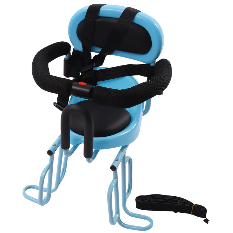 Rear Child Bike Seat Rear, Mounted Kids Bike Seat with Seat Cushion, Detachable Fence, Bike Child Seat Suitable for Children Aged 1-6 Back