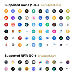 Ballet REAL Bitcoin - The Easiest Cryptocurrency Cold Storage Card - Crypto Hardware Wallet, Safeguarding Your Digital Assets (Single)