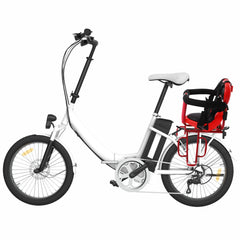 Rear Child Bike Seat Rear, Mounted Kids Bike Seat with Seat Cushion, Detachable Fence, Bike Child Seat Suitable for Children Aged 1-6 Back