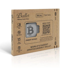 Ballet REAL Bitcoin - The Easiest Cryptocurrency Cold Storage Card - Crypto Hardware Wallet, Safeguarding Your Digital Assets (Single)