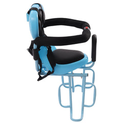 Rear Child Bike Seat Rear, Mounted Kids Bike Seat with Seat Cushion, Detachable Fence, Bike Child Seat Suitable for Children Aged 1-6 Back
