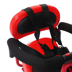 Rear Child Bike Seat Rear, Mounted Kids Bike Seat with Seat Cushion, Detachable Fence, Bike Child Seat Suitable for Children Aged 1-6 Back
