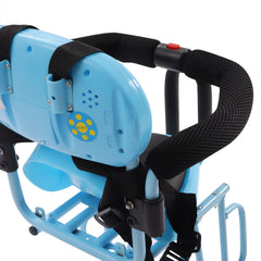 Rear Child Bike Seat Rear, Mounted Kids Bike Seat with Seat Cushion, Detachable Fence, Bike Child Seat Suitable for Children Aged 1-6 Back