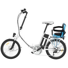 Rear Child Bike Seat Rear, Mounted Kids Bike Seat with Seat Cushion, Detachable Fence, Bike Child Seat Suitable for Children Aged 1-6 Back