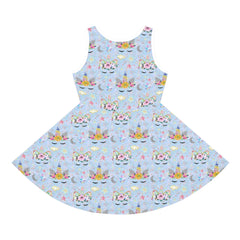 Girls' Sleeveless Sundress (AOP)