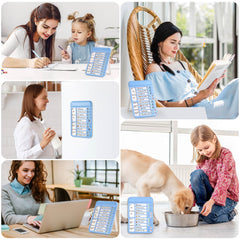 Audab 2Pcs Dry Erase Chore Chart for Kids, Magnetic Checklist Board, My Chores Slider Chart to Do List Board, Routine Chart Schedule Board Task Tracker for Home Refrigerator, Wall, Desk (Blue & Pink)