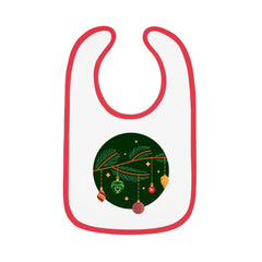 Baby Contrast Trim Jersey Bib