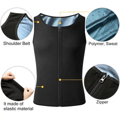 Heat Trapping Sweat Enhancing Vest
