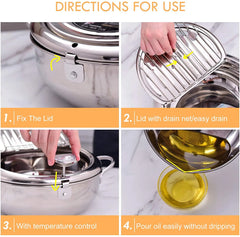 Stainless Deep Frying Pot
