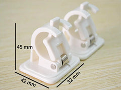 No Drill Curtain Rod Brackets