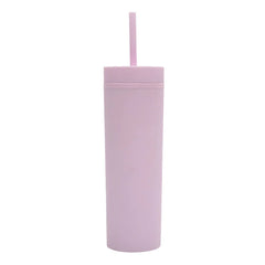 Frosted Straight Straw Bottle