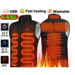Men's USB Charging Warm Vest