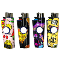 FLKR LYTR® Fidget Spinner Lighter Case for Clipper Lighter® Case fidget spinner lighter case 4PACK