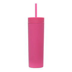 Frosted Straight Straw Bottle