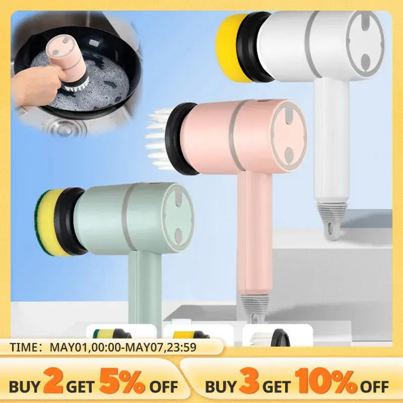 USB Rechargeable Electric Cleaning Brush