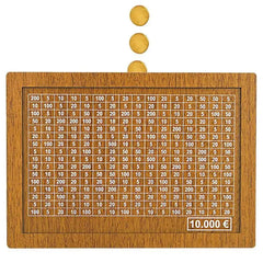 Decorative Natural Wooden Money Box