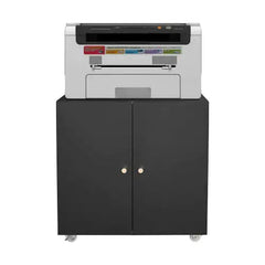 Printer Table With File Door Moves Horizontal Filing Cabinet