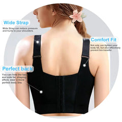 Women's Push Up Bra,Full-Coverage Underwire Bra,Hide Back Fat Deep Cup Bra,Smoothing T-Shirt Bra,Sculpting Uplift Bra (44) A Black