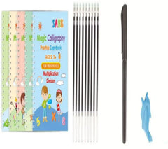 English Version Children's Pen Control Training Groove Calligraphy Practice Board