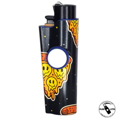 FLKR LYTR® Fidget Spinner Lighter Case "Pizza Melt" for Clipper Lighter® Case - $12.95