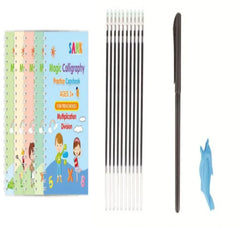 English Version Children's Pen Control Training Groove Calligraphy Practice Board
