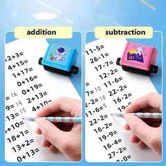Mathematics Practice Number Rolling Stamp