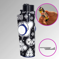 FLKR LYTR® Fidget Spinner Lighter Case: 420Celebrate for Clipper Lighter®