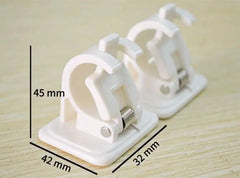 No Drill Curtain Rod Brackets