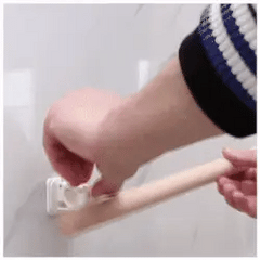 No Drill Curtain Rod Brackets