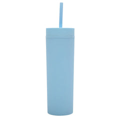 Frosted Straight Straw Bottle