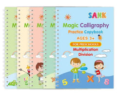 English Version Children's Pen Control Training Groove Calligraphy Practice Board